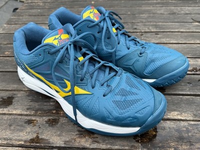 Mizuno Wave Intense Tour 5 CC Herren Tennisschuhe türkis/blau