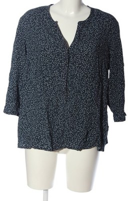 GIADA Hemd-Bluse Damen Bluse Gr. DE 42 blau-weiß Casual-Look