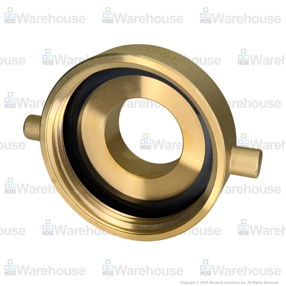Genuine Dixon HA4025F Hydrant Adapter – 4" FNST × 2½" MNST, Cast Brass - Image 2 of 4