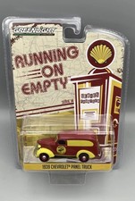 GREENLIGHT 1939 CHEVY PANEL TRUCK SHELL GASOLINE 1/64 RED YELLOW 41140 A