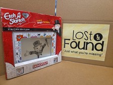 ETCH A SKETCH 60th Anniversary Monopoly Edition LIMITED EDITION NEW BOX DAMAGE