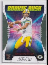 2020 PANINI ROOKIES & STARS ROOKIE RUSH JORDAN LOVE RC GREEN BAY PACKERS #RR-4