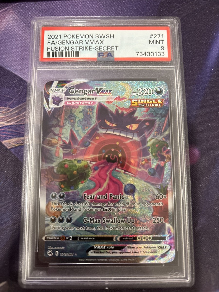 Gengar VMAX (Alternate Art Secret) 271/264 Swsh08: Fusion