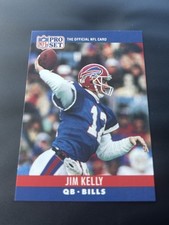 1990 Pro Set Jim Kelly/ Chris Doleman Error Card #18 Wrong Back