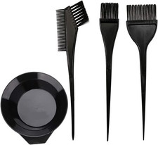 Hair Dye Color Brush and Bowl Set, Color Bowl Brushes Tool Mixing Bowl Kit Tint