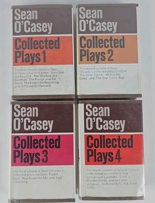 Sean O' Casey Collected Plays: Complete Volume Set of 4 Books HC w/Dusk Jackets 