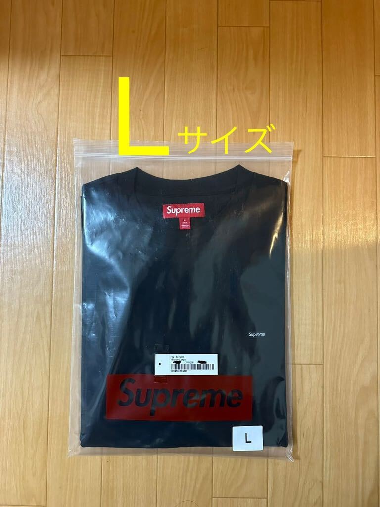 L Supreme Small Box Logo Tee A Black Large 24FW Supreme
