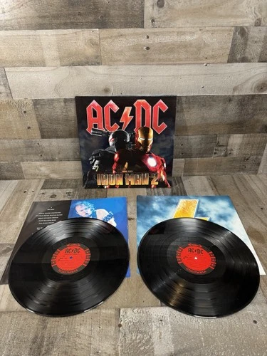 AC/DC - “Iron Man 2” Movie Soundtrack Album Vinyl LP MARVEL  (Record 2LP, 2010)