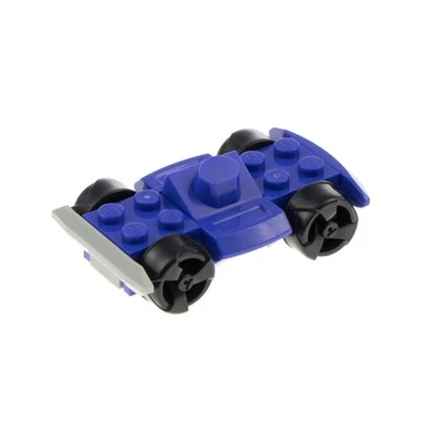 1x Lego Fahrzeug Base 4x6 violette schwarz Racers Bumper Gear 4566 30558c01 - Bild 1 von 2