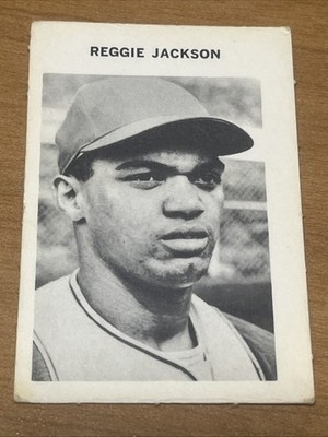 1969 Milton Bradley - REGGIE JACKSON -  Oakland A s  HOF - RC