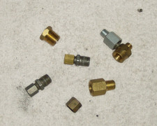Assortment Oil Pressure Guage Line Fittings Chevy Pontiac Olds Buick Caddy Gmc