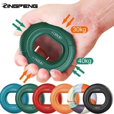 Silicone Finger Gripper Ring Hand Grip Strength Trainer Wrist Exercise