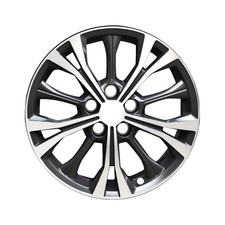 Reconditioned Machined and Painted Light Charcoal Metallic Aluminum Wheel 18 x 8