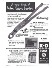 K D Tools Vintage Ad from Automotive Digest April 1950