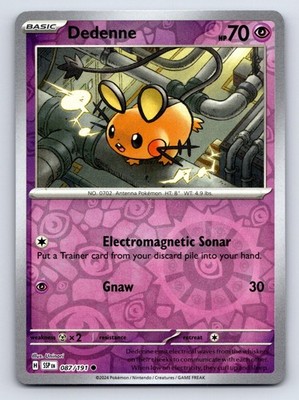 Dedenne 087/191 Common Surging Sparks Pokemon Reverse Holo Lightly Played