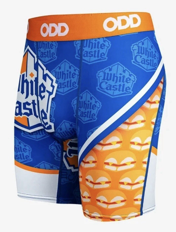 New ODD Sox White Castle Burgers Premium Boxer Briefs XL 36-38 thumbnail 2