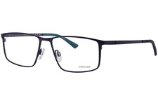 Jaguar 35606 3100 Titanium Eyeglasses Men's Blue/Teal Full Rim Square Shape 56mm