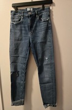 Agolde Light Wash Denim Ankle Length Jeans Size 31.