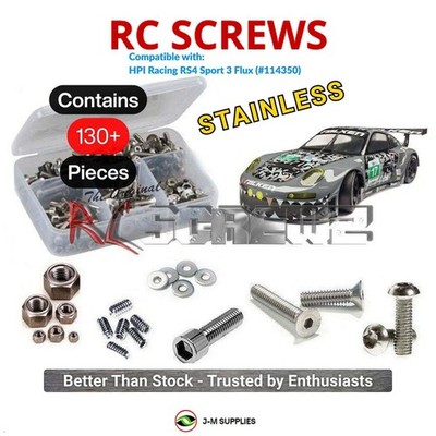 RCScrewZ Stainless Screw Kit hpi084 for HPI RS4 Sport 3 Porsche RSR 1/10 | KIT