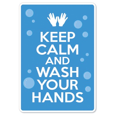 Keep Calm OSHA ANSI Notice Sign Metal Plastic Decal
