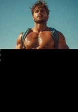 HOT DADDY - Fine Art Photo - Sexy beautiful muscular Gay Male - 8.5 x 11in 92525