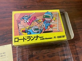 Lode Runner Famicom Complete CIB Hudson Soft HFC-LR Japan Tested