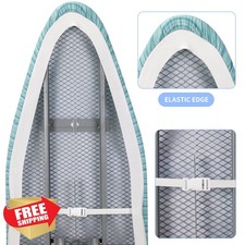 BNDX Ironing Board Cover 15"x54" Green Stripes Thick Padded Elastic Edge