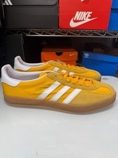 Adidas Men's Gazelle Indoor Shoes Yellow White Gum IE6606