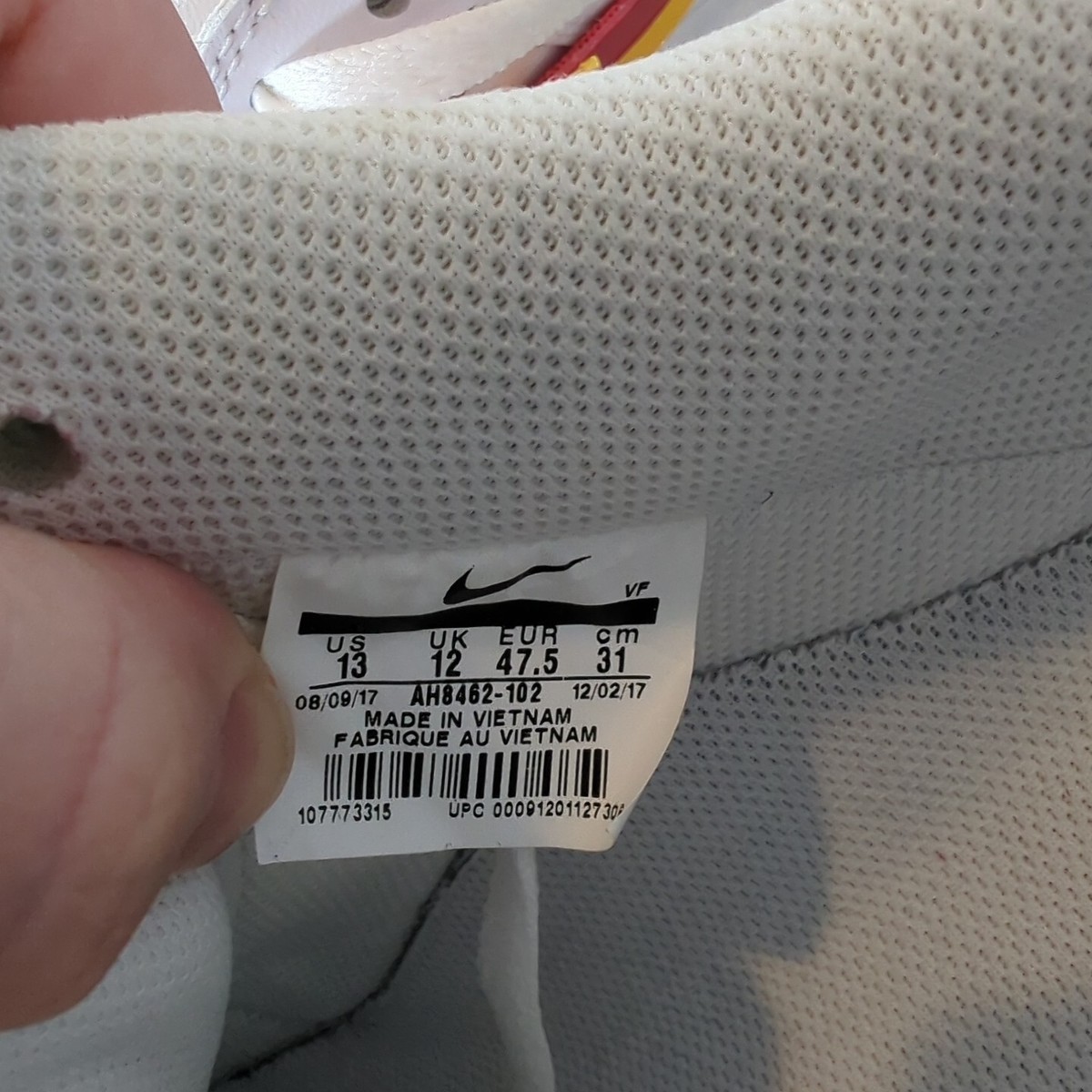 エアフォース1 QS AH8462 102 スオッシュ変更可☆未使用28センチ★ エアフォース1 QS AH8462 102 スオッシュ変更可☆未使用28センチ