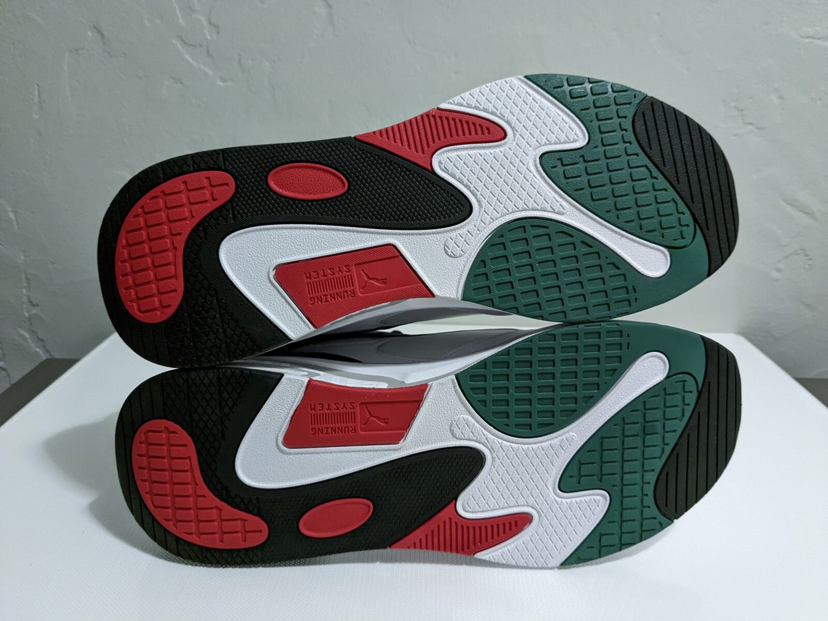 Puma RS-Fast Mix White Black Red Green 375641 01 Men's Shoe Puma RS-Fast Mix White Black Red Green 375641 01 Men's Shoe