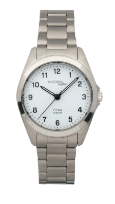 Armbanduhr Damen Titan Analog Saphirglas Adora Saphir 28417