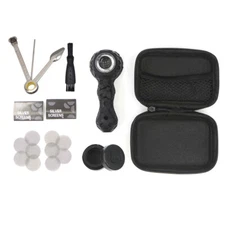 Random Silicone Honeycomb Pipe Kit- Includes Glass Bowl and Pipe Bag With Filter