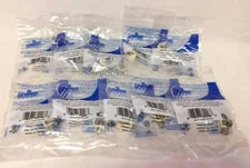 Leviton 41084-FAF - Almond Quickport Keystone 75-Ohm Coaxial F-Type Jack - 10Pcs