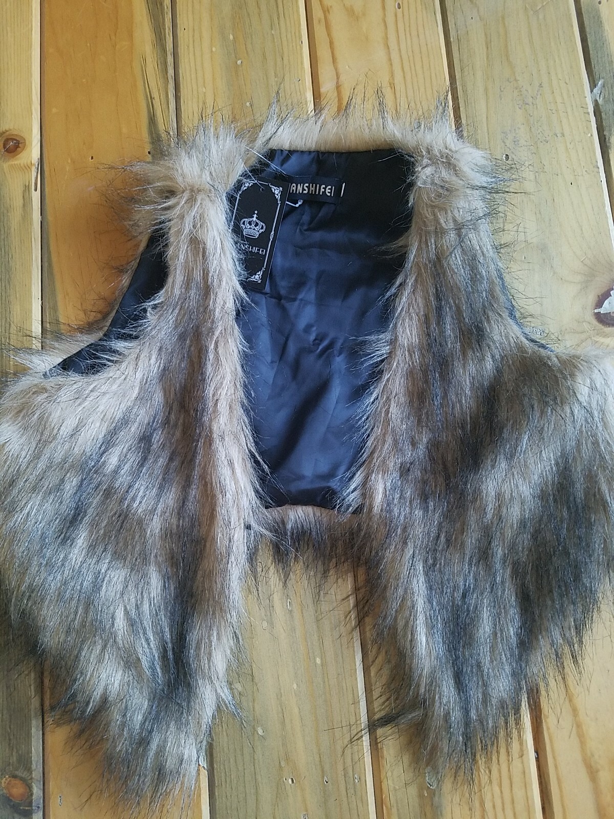 Lanshifei Fur Vest Girls XL | eBay