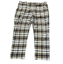 Polo Madras Ralph Lauren Sportswear Plaid Pants Tag 38x32 Golf Boat Vintage