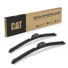 CAT Clarity 2.0 Beam Windshield Wipers for Cars, Vans 22+21in Wiper Blades 2Pcs