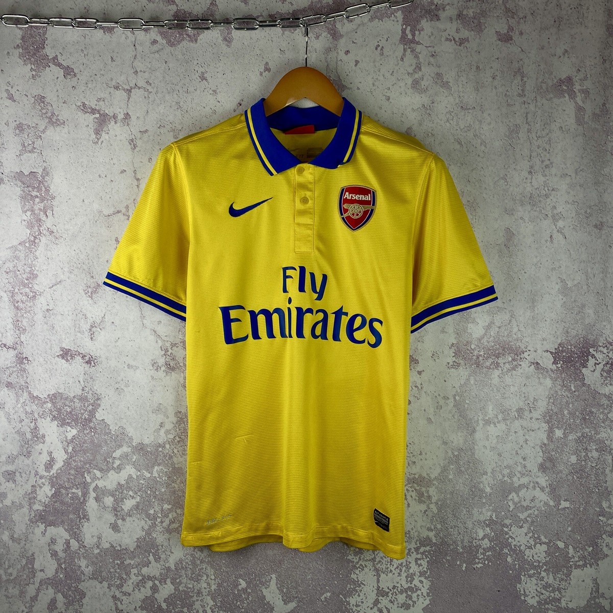 Nike Arsenal Soccer Jersey Vintage 2013-14 Away #11 OZIL Football