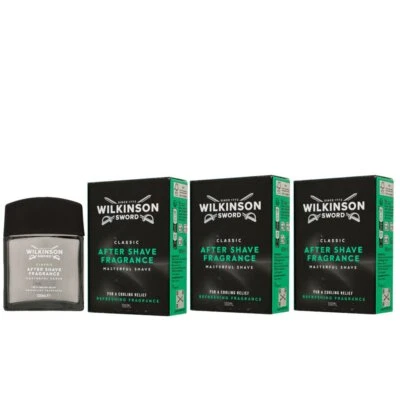 Wilkinson After Shave Classic 3 x 100 ml Pflege für den Mann After Shave Rasierw