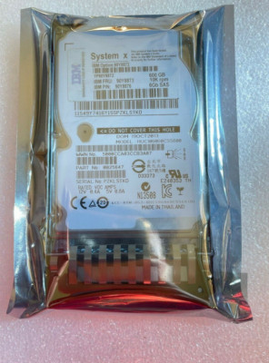 90Y8872 90Y8873 90Y8876 IBM 600GB 10K RPM 6Gb/s 2.5'' SAS Hard Drive