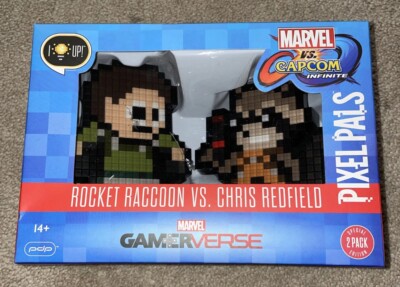 Marvel V.S. Capcom Infinite : Rocket Raccoon V.S. Chris Redfield Pixel Pals