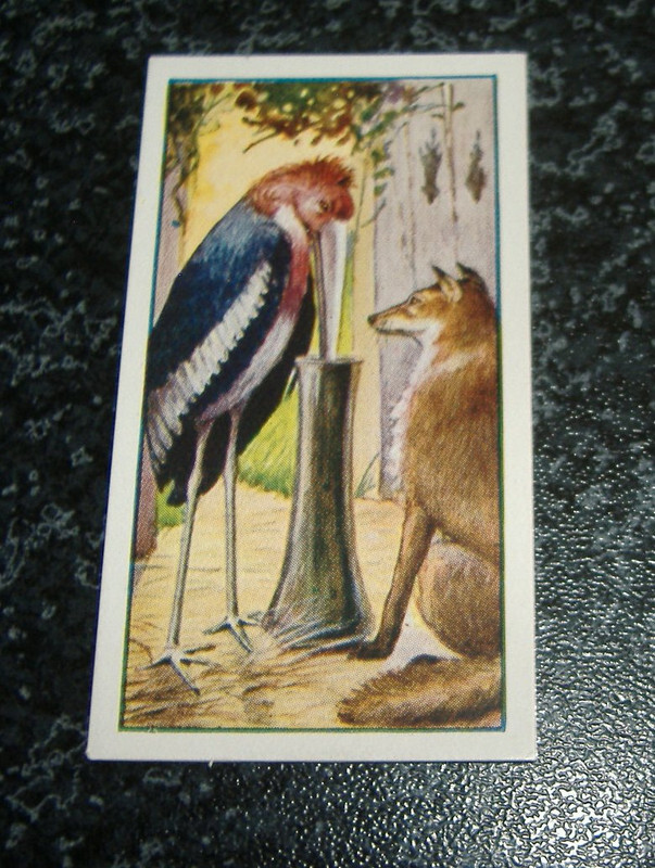 Gallaher - Aesops Fables (Serie 50) No1 - Der Fuchs und der Storch