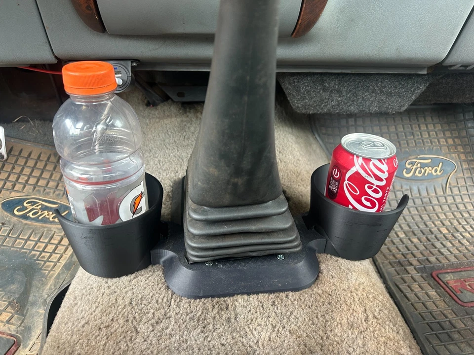 3D Printed cup holder for 1989-1992 ford ranger with 5 Speed Manual - Image 3 of 4