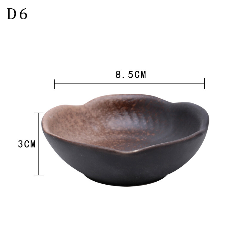 Japanese Ceramic Salad Sauce Dish Seasoning Plate Small Dipping Dish