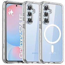 For Samsung Galaxy S24 FE Case Clear Military Drop Rugged Shockproof Phone Cover