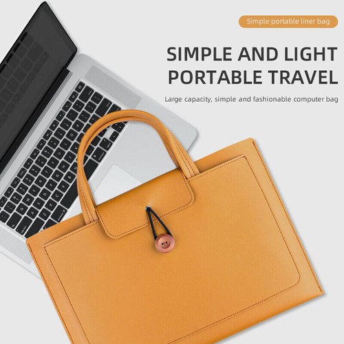 PU Laptop Case Sleeve Carry Bag Cover for MacBook Laptop iPad Air Pro Tablet - Photo 10/16