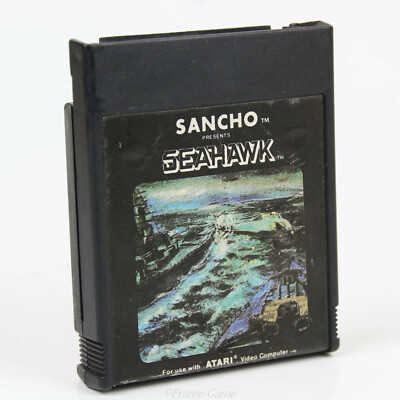 Atari 2600 Spiel Seahawk Sancho nur Modul Getestet und Funktionsfähig
