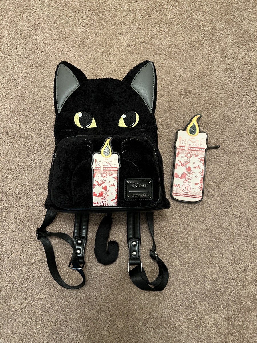 Loungefly Disney Hocus Pocus Plush BINX Mini Backpack  display picture 1