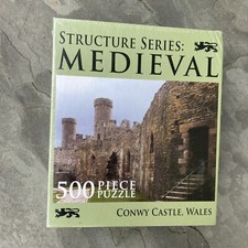 Conwy Castle Wales 500 pc Jigsaw Puzzle Structure Series: Medieval XI Media NIB