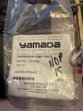 NEW OEM Yamada Double Air Diaphragm Teflon Pump Cap 15 Screw # 771695 yp