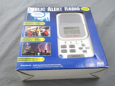 First Alert (WX-150) Public Alert Radio w/ S.A.M.E Technology & 7 NOAA Channels 